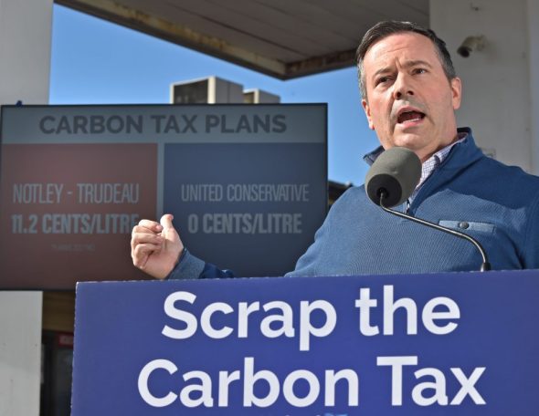 Watch- UCP Leader Jason Kenney on the federal carbon tax | Edmonton Journal